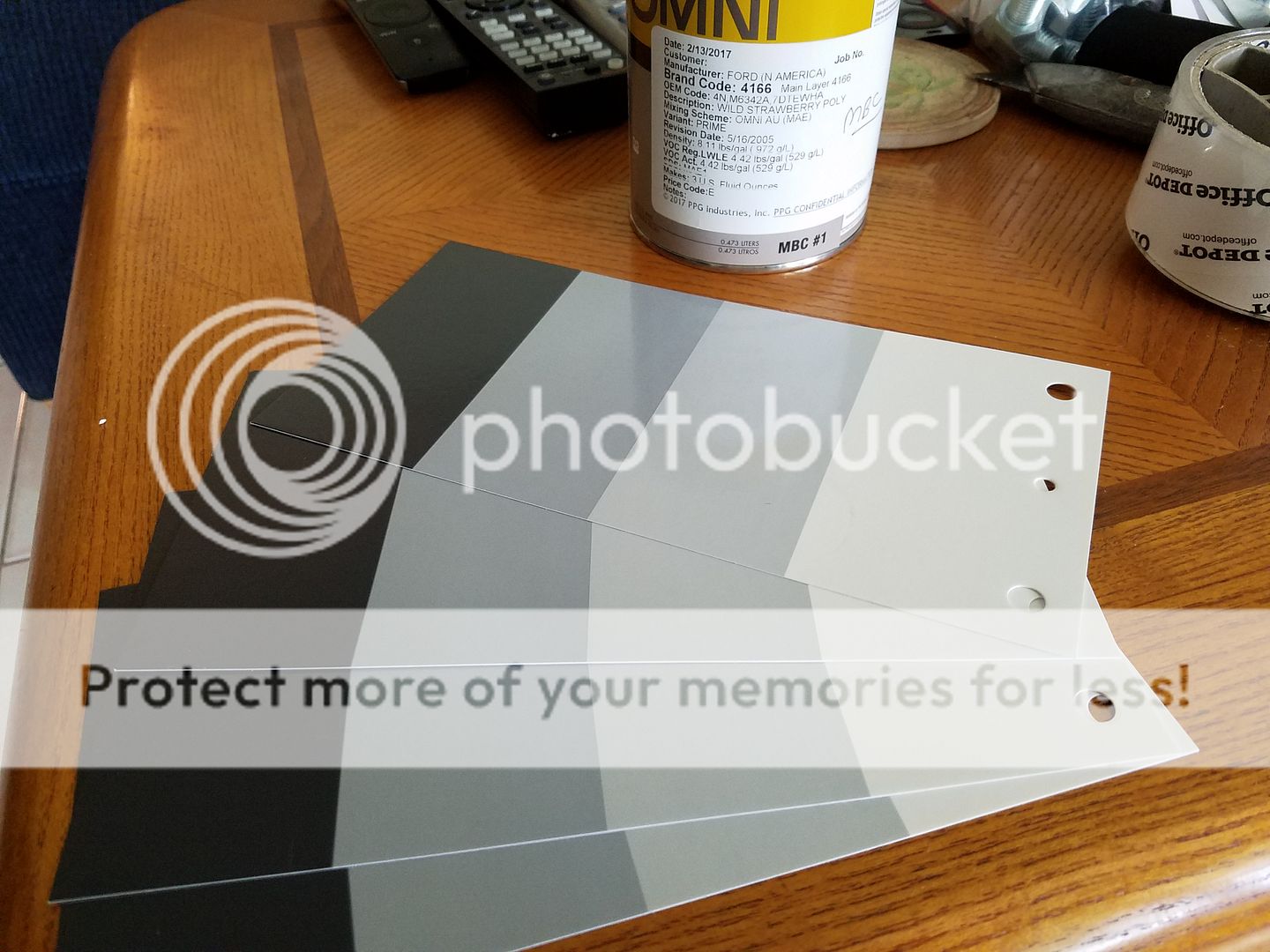 When you guys are matching offtheshelf paint, what do you use for